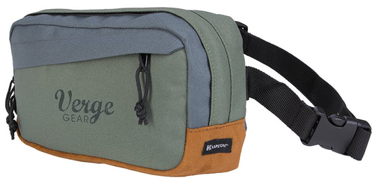 Front View of Charcoal KAPSTON® Willow RPET Fanny Pack