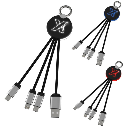 White SCX Innovative Design™ RPET Ring Light Cable
