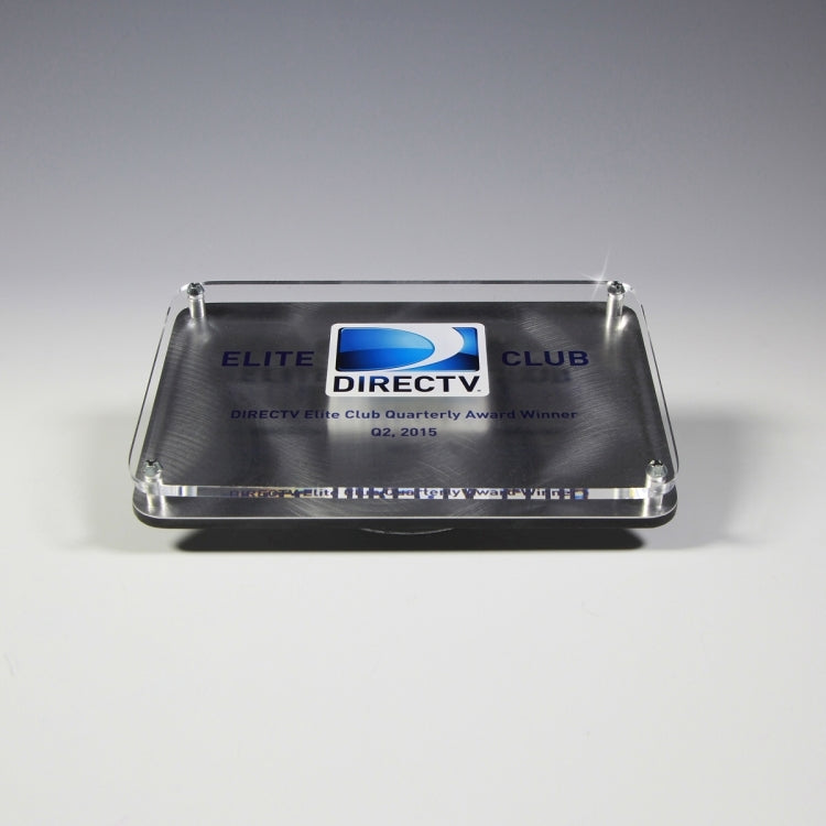 Spirit Floating Awards - Laser Engraved - (7" x 5" x 11/18")