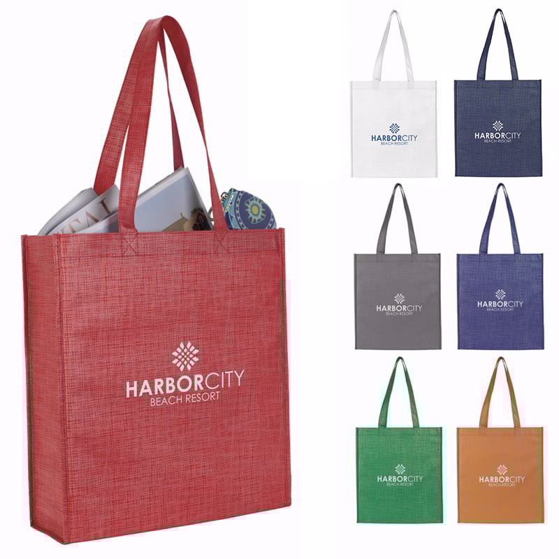 Gray Good Value™ Non-Woven Shimmer Tote