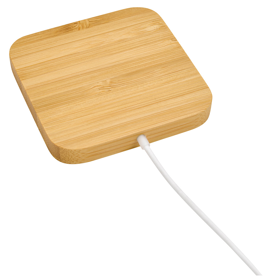Good Value™ Bamboo Magnet-Hold 15W Wireless Charger