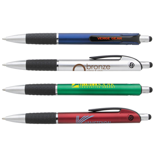 Front View of Blue Souvenir® Image Stylus Pen