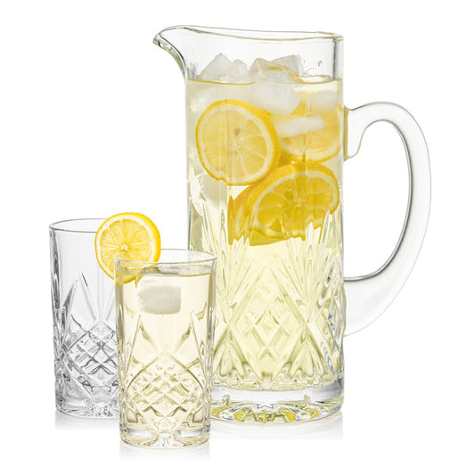 Brinkley Pitcher & Hiballs Set