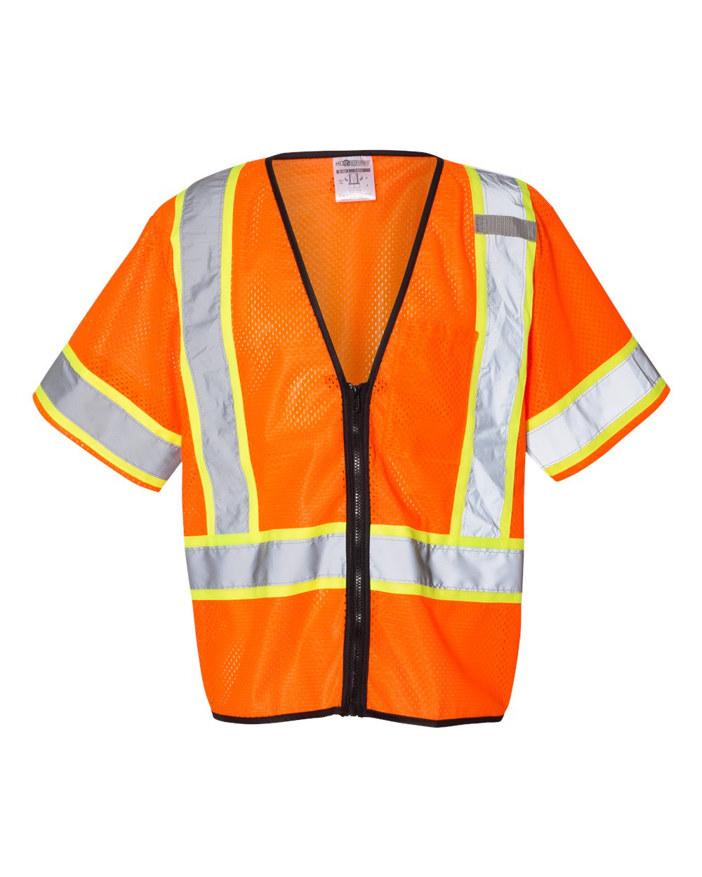 Unisex Class 3 Mesh Zippered Vest - 1565-1566