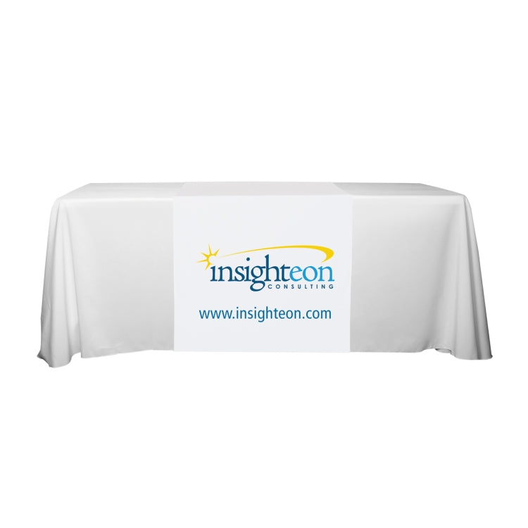 "Roger Eight" 90" L Table Runners (Spot Color Print) / Accommodates 3 ft Table and Larger