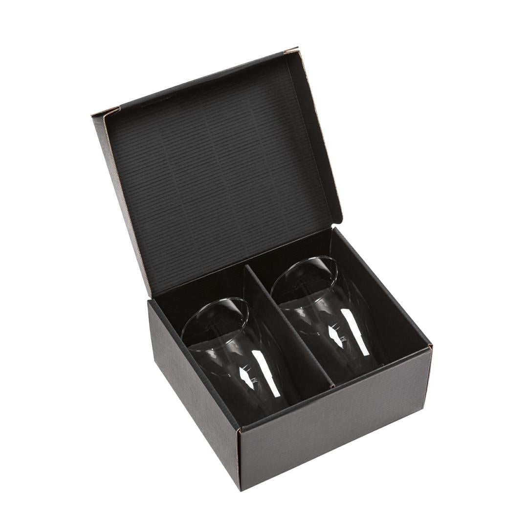 Elmhurst Beer Glass - Deep Etch