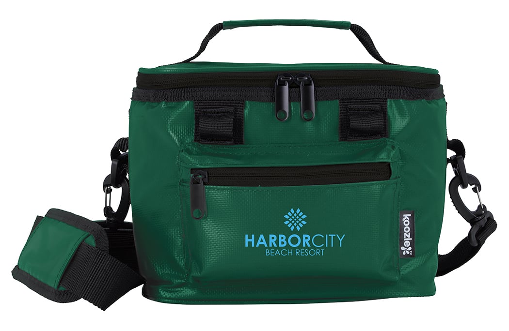 Front View of Charcoal Koozie® Olympus 6-Can Cooler