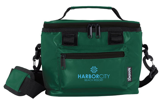 Front View of Charcoal Koozie® Olympus 6-Can Cooler