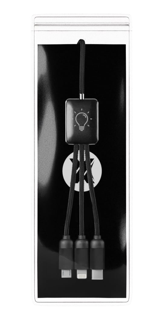 SCX Innovative Design™ RPET 5-in-1 Easy-to-Use Cable