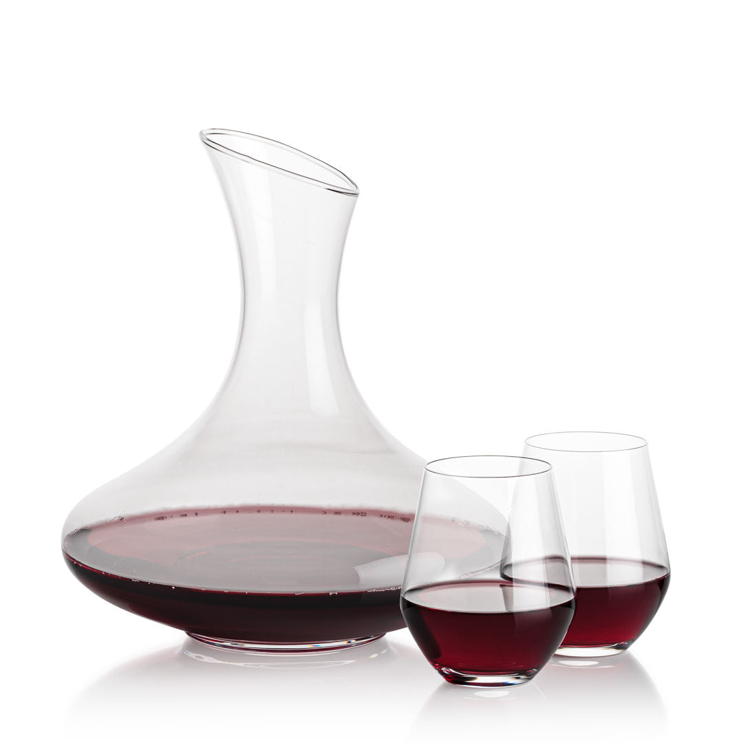 Innisfil Carafe & Reina Stemless Wine