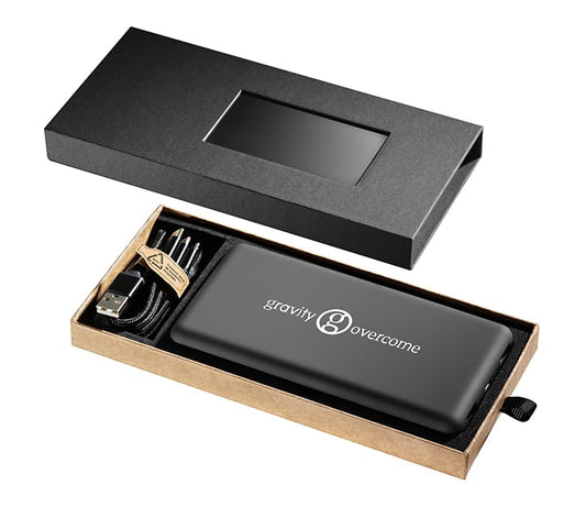 SCX Innovative Design™ RPET Solar Power Bank 8000 mAh