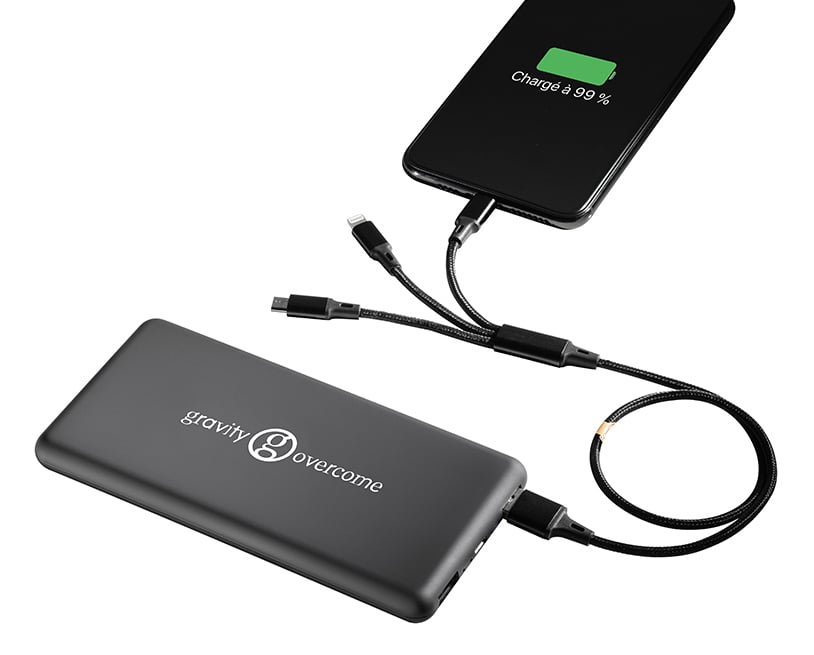 SCX Innovative Design™ RPET Solar Power Bank 8000 mAh