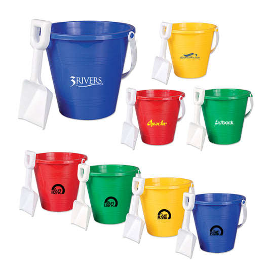 Assorted 9" Pail w/ Shovel