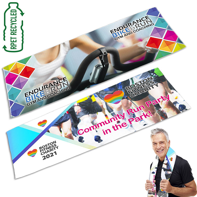 The “Full Color Arctic” - Recycled RPET Cooling Towel