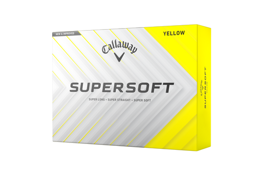Callaway Supersoft Golf Balls - Yellow