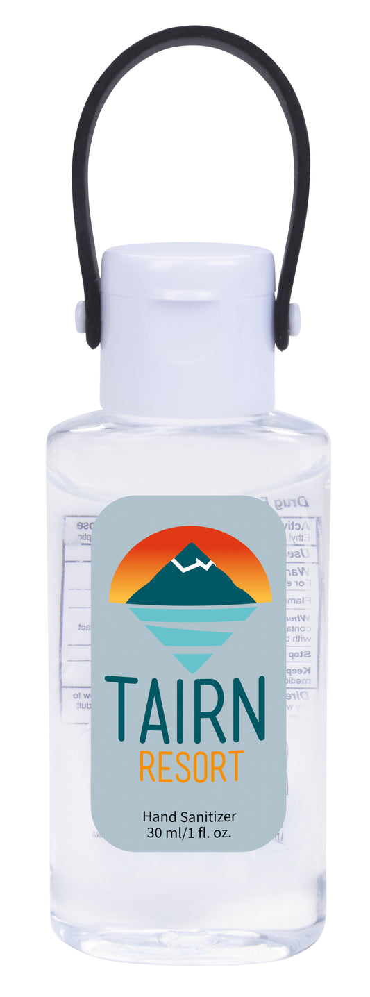 Front View of Blue Good Value™ 1 oz. Slim Hand Sanitizer with Hanger