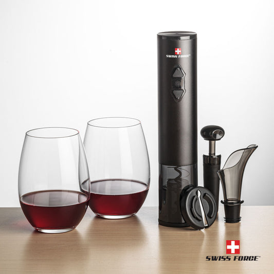 Swiss Force® Opener Set & Carlita Stemless Wine