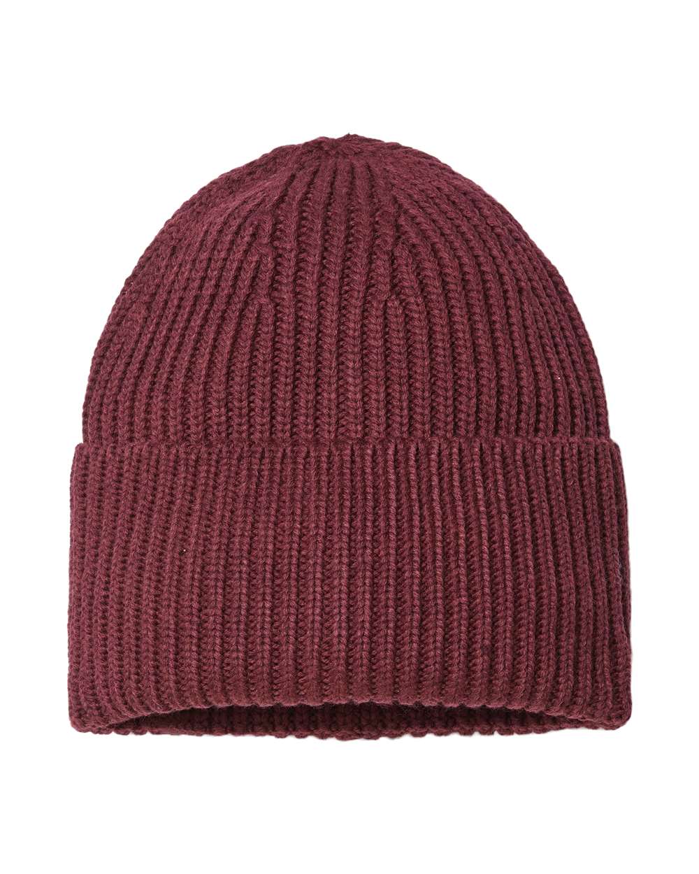 Sustainable Chunky Rib Cuffed Beanie - OAK
