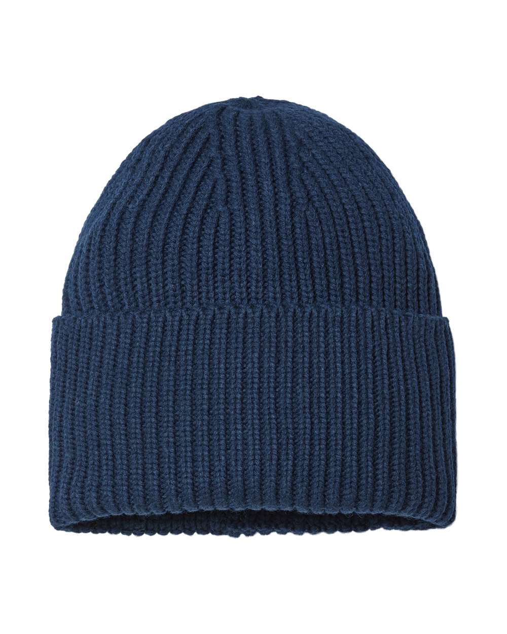 Sustainable Chunky Rib Cuffed Beanie - OAK