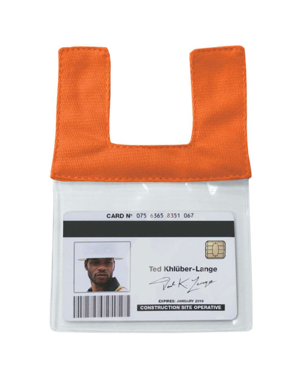 Retractable Clear ID Pocket - RTCID
