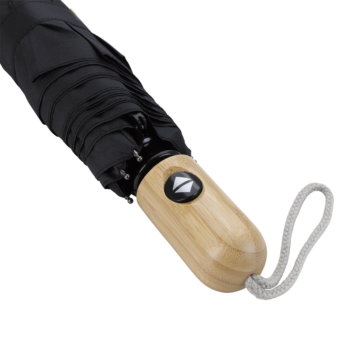 Shed Rain™ 42" RPET Bamboo-Handled Auto-Open/Close Compact Umbrella