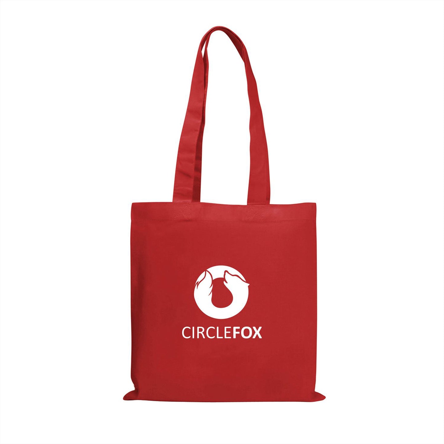 Front View of Black Good Value™ Colored Magazine Economy Tote