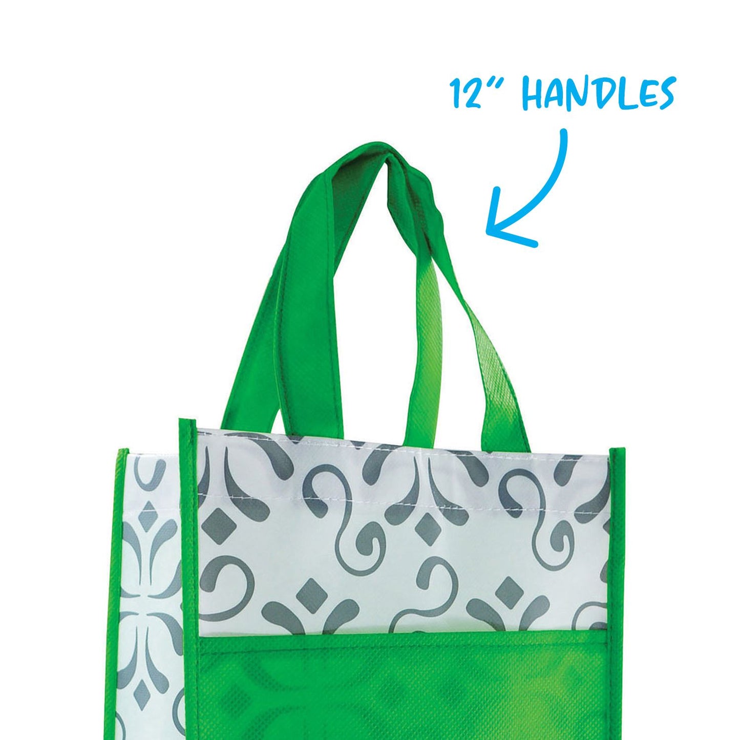 Front View of Blue Good Value™ Mini Chi Bag