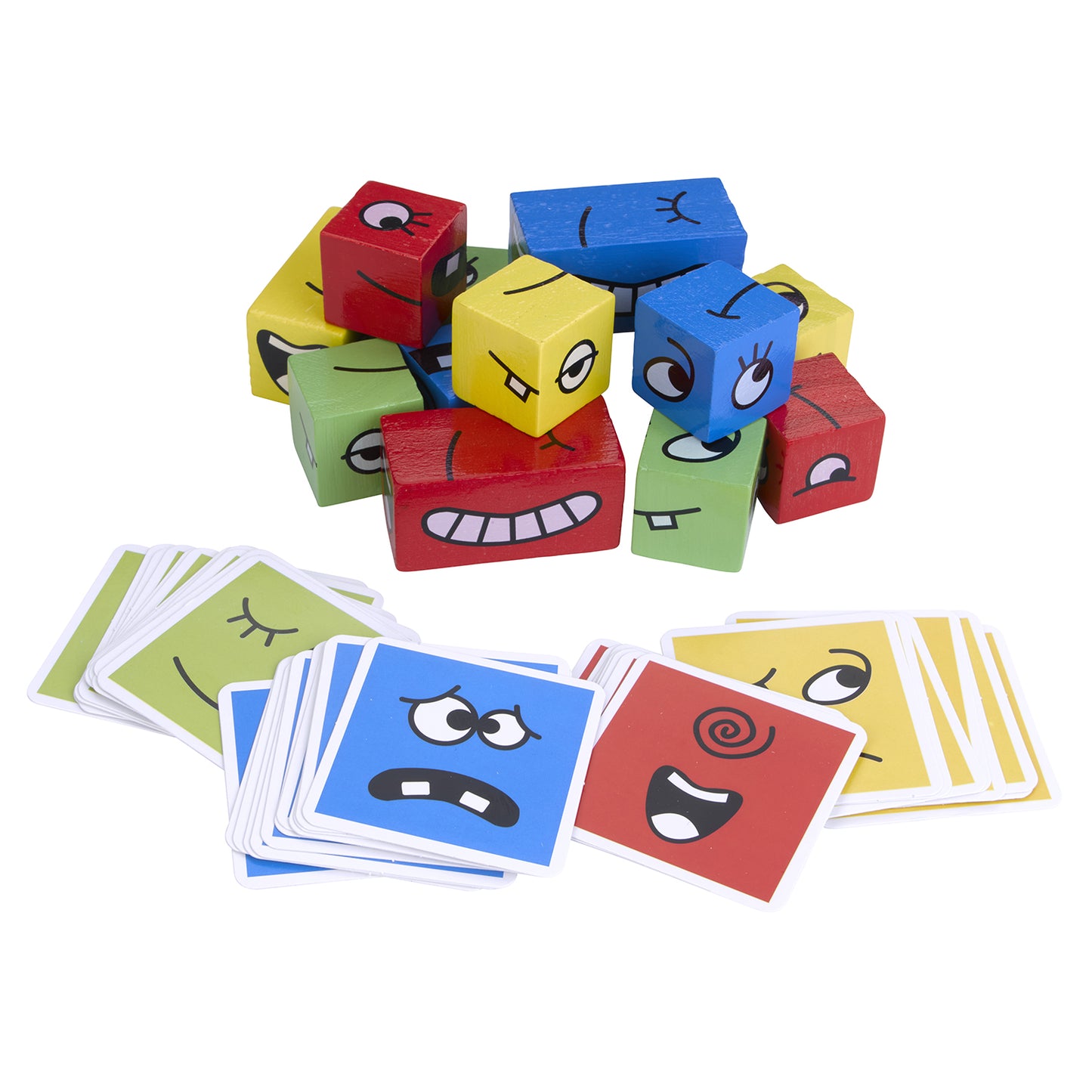 Front View of Black Expressions Block Game