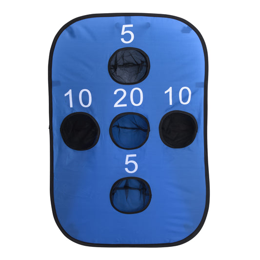 Front View of Black Fun On The Go Games - Portable Bag Toss & More