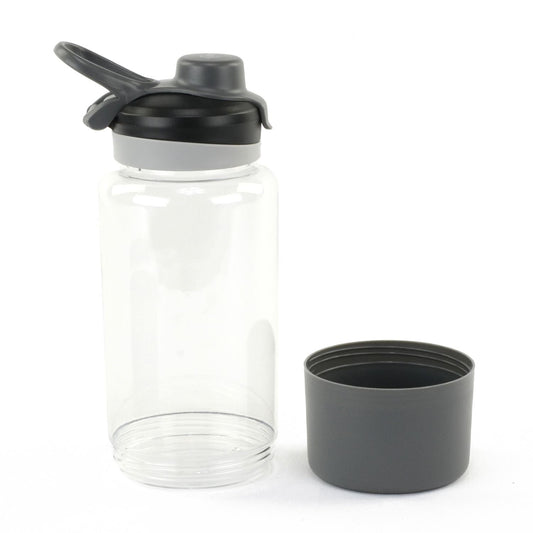 Front View of Gray EPEX® Canyonlands Tritan® Trail Bottle - 38 oz.