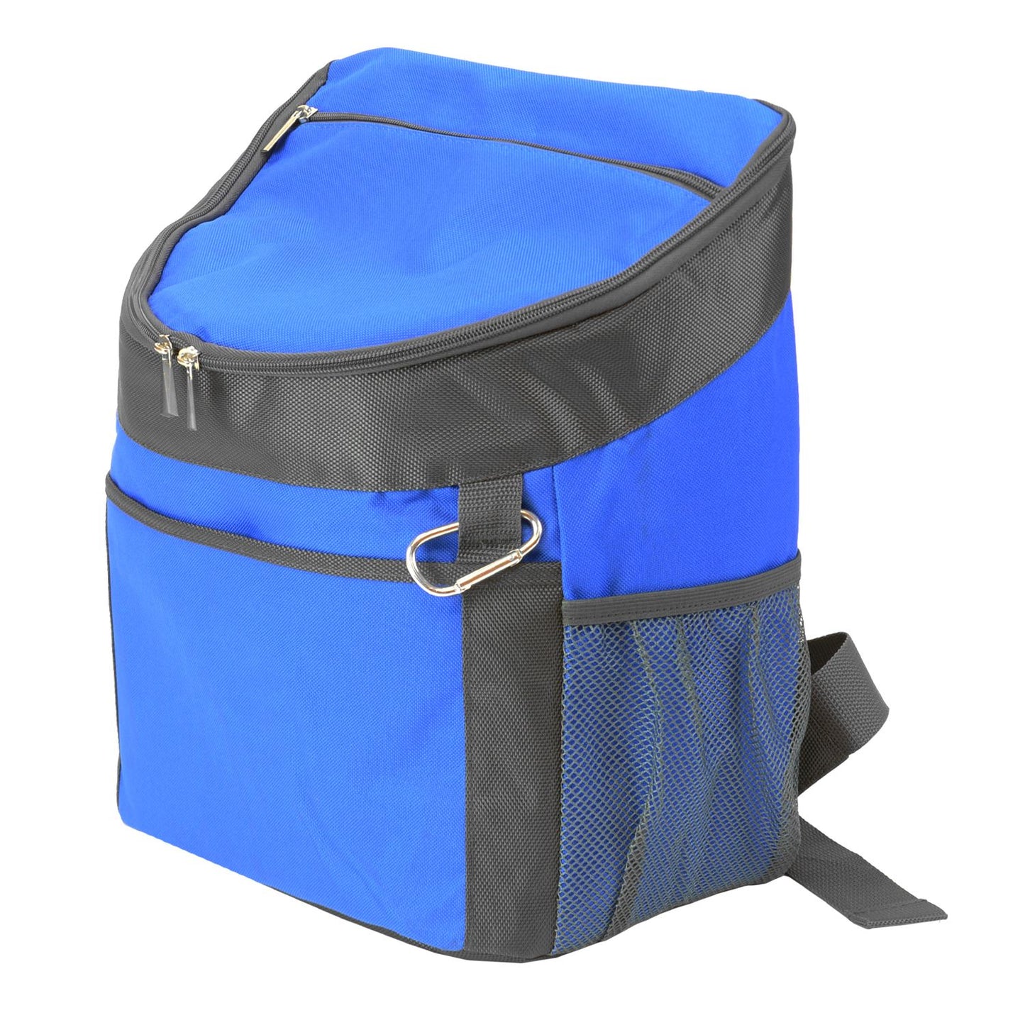 Left View of Black 28-Can Backpack Cooler