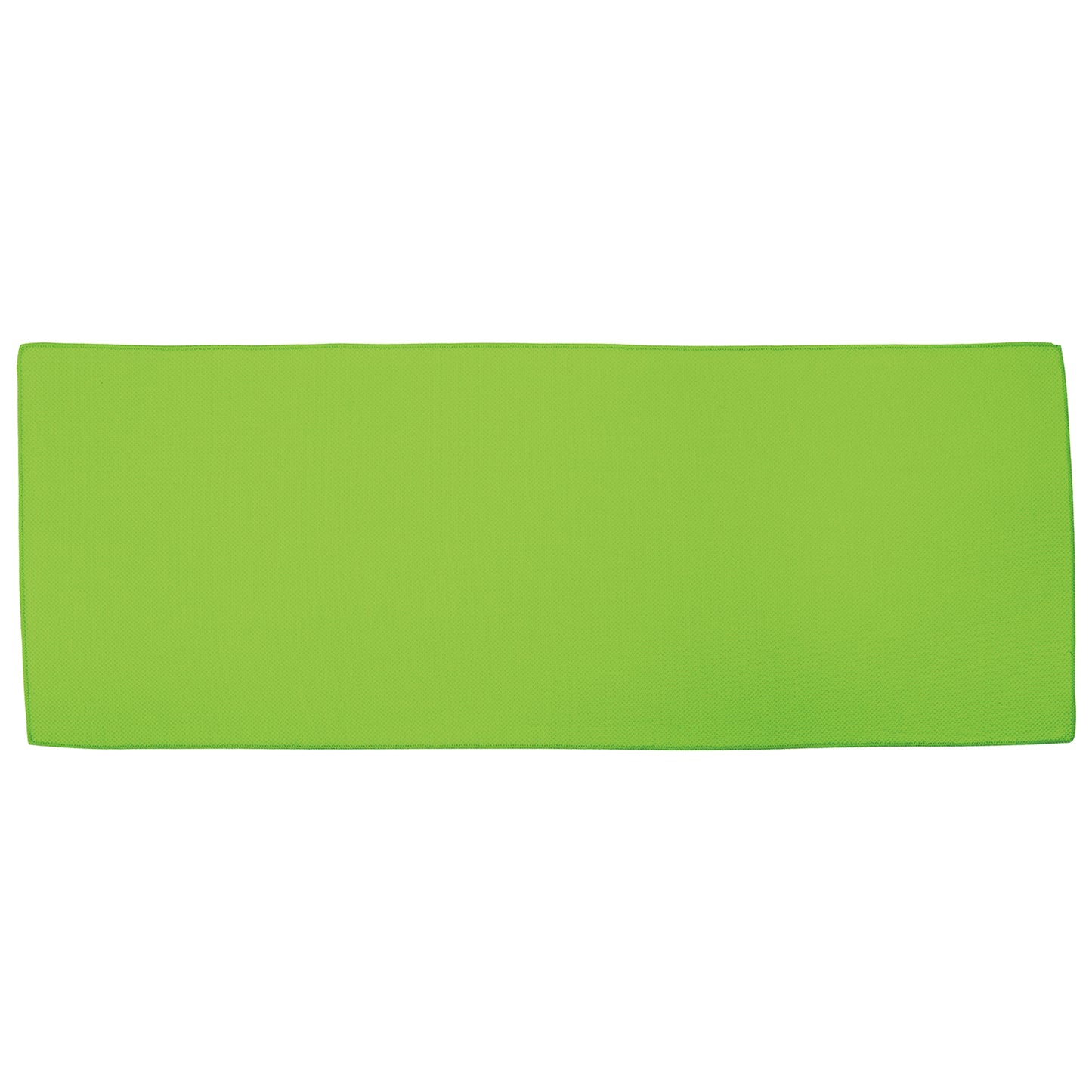 Front View of Gray Carabiner Bottle with Cooling Towel