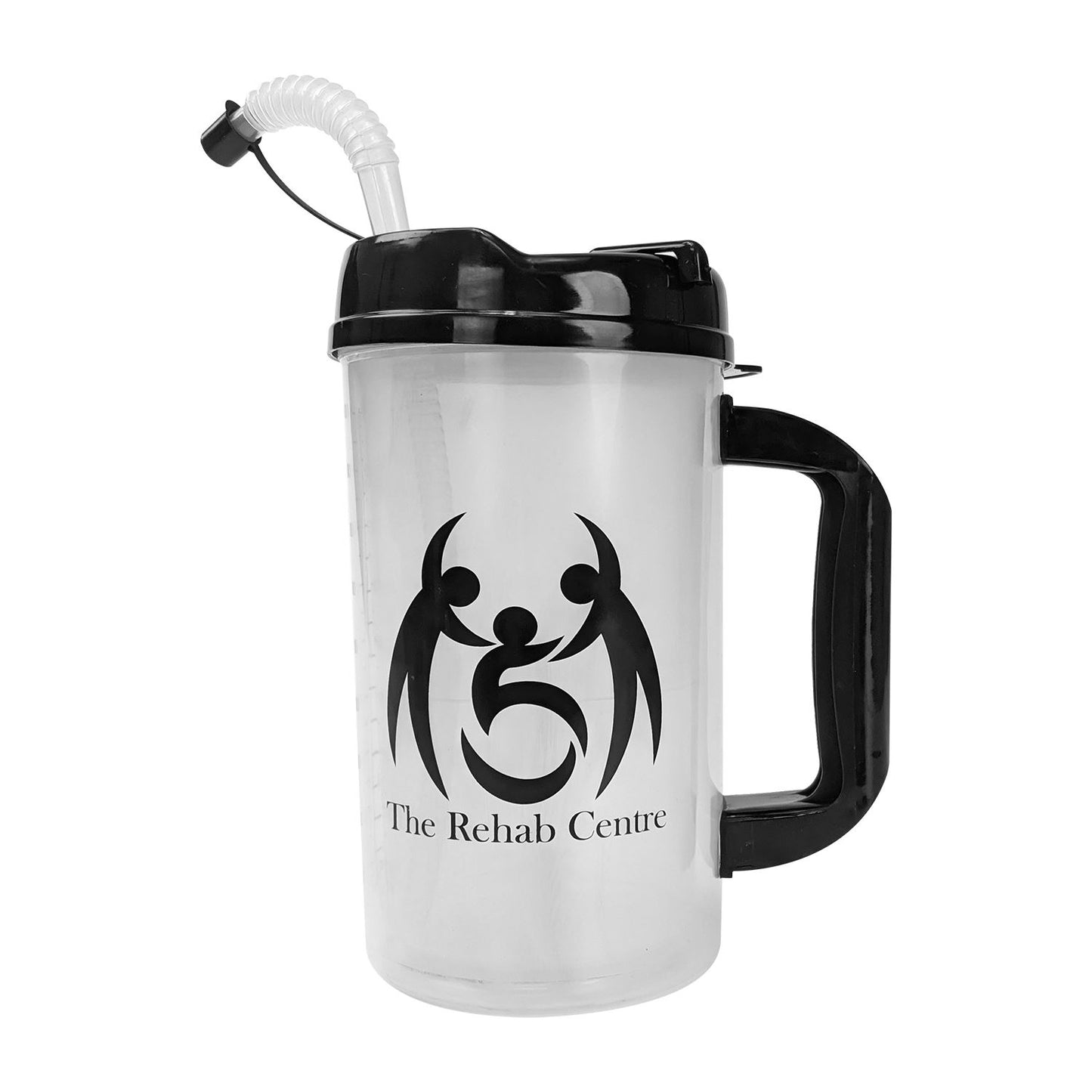 Front View of Black Good Value™ Hydration Tumbler - 34 oz.