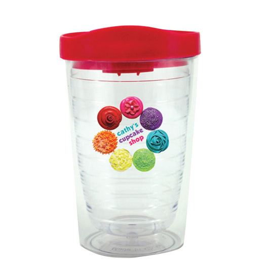 Front View of Aqua Good Value™ Orbit Tumbler - 12 oz.