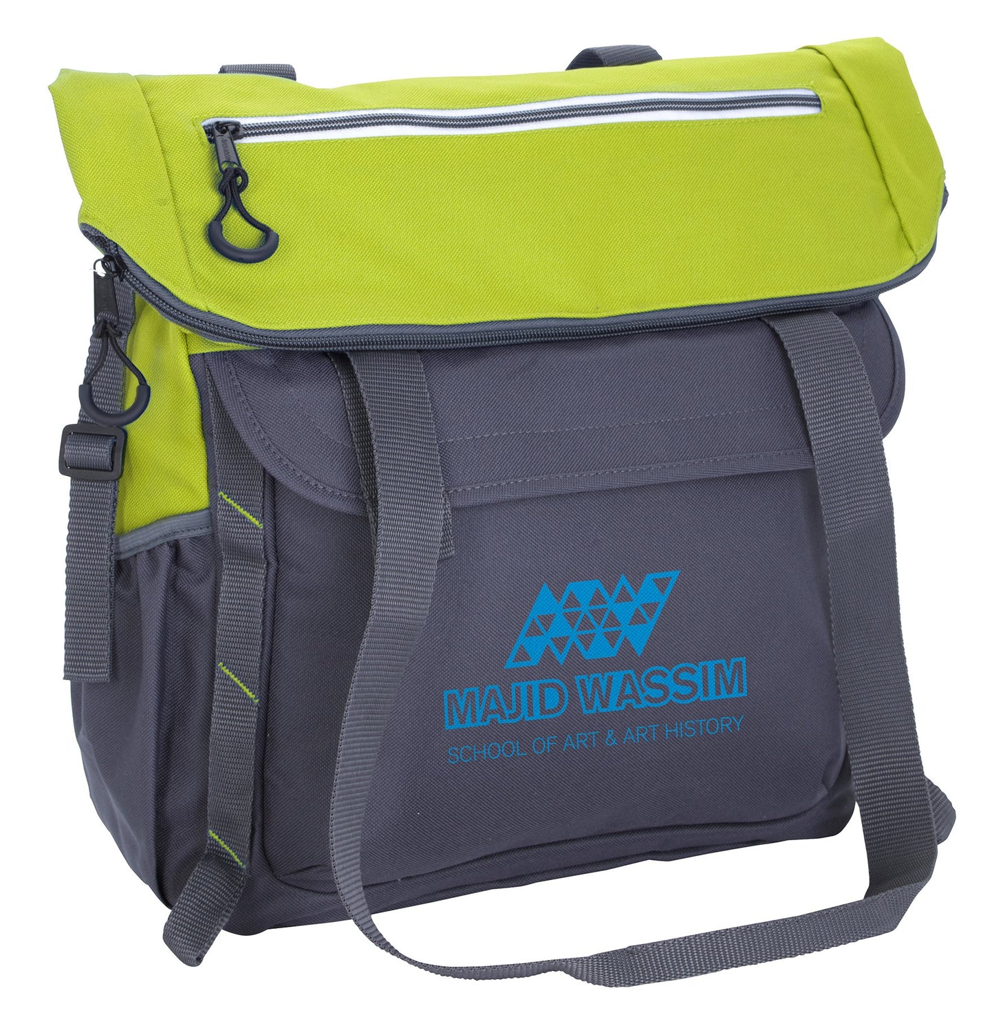 Front View of Apple Green Atchison® All-Around Adaptive RPET Tote-Pack