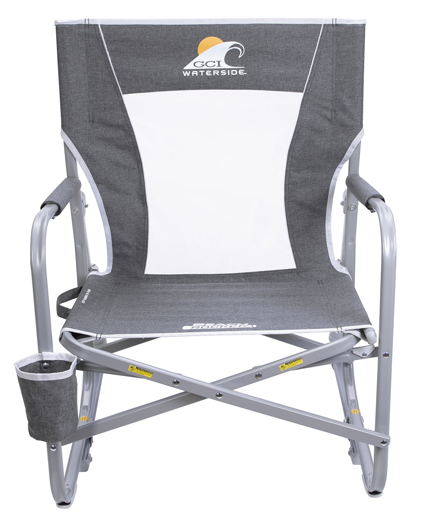 Front View of Heathered Gray GCI Outdoor® Beach Rocker™