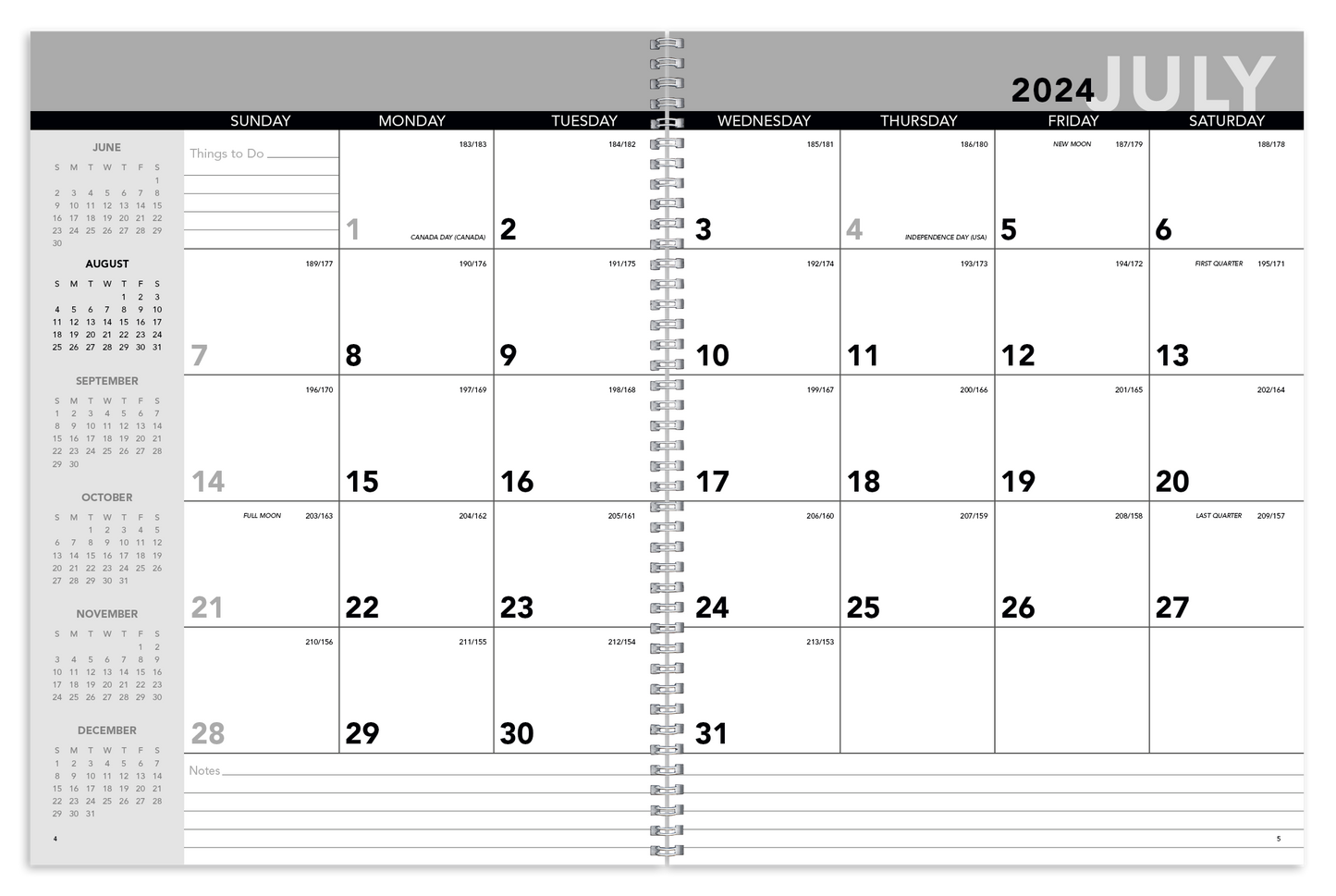 Triumph® Calendars Academic Year Desk Planner with Custom Cover