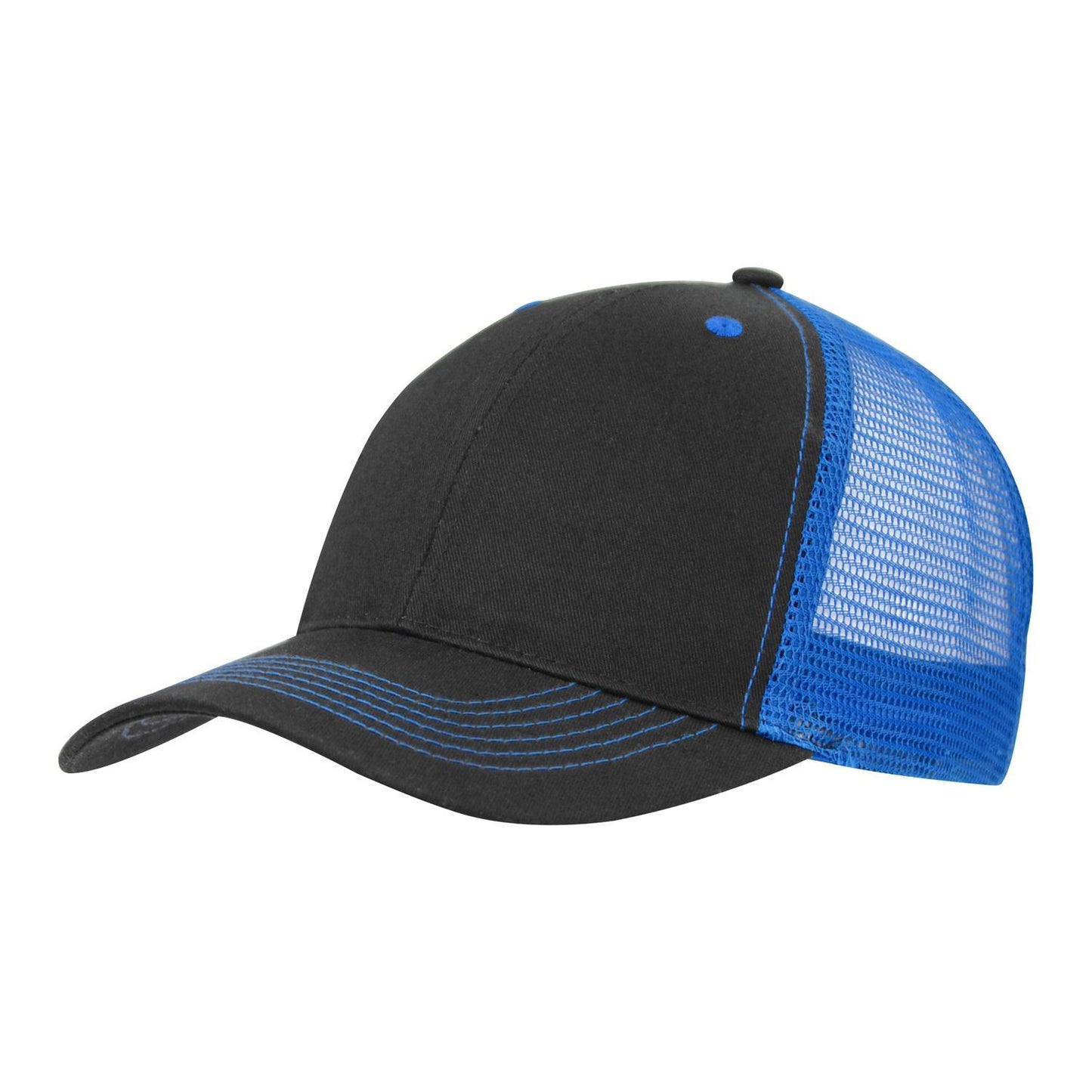 Color Accent Mesh Snapback Cap