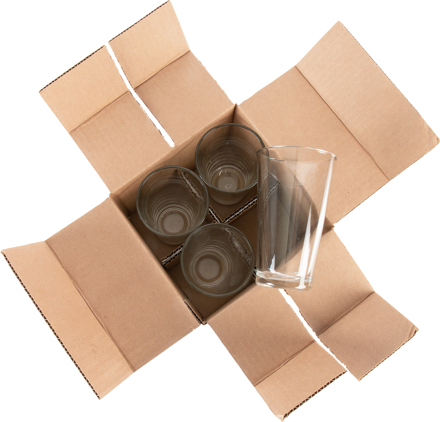 4 pack kraft box - item# 392, 5458, 4808