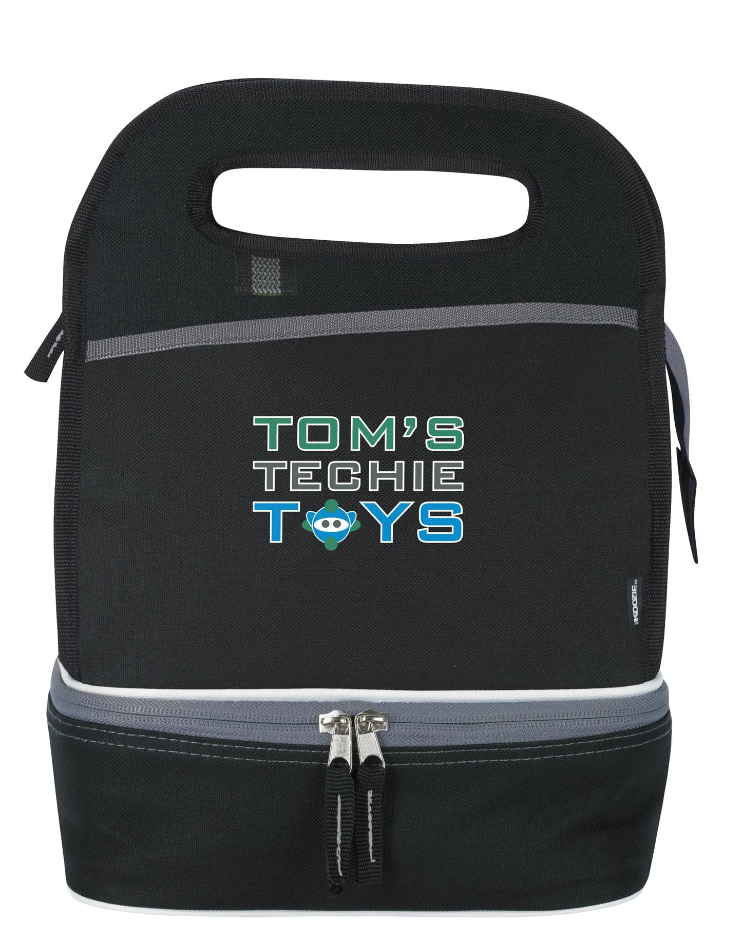 Front View of Red Koozie® Duplex Lunch Cooler