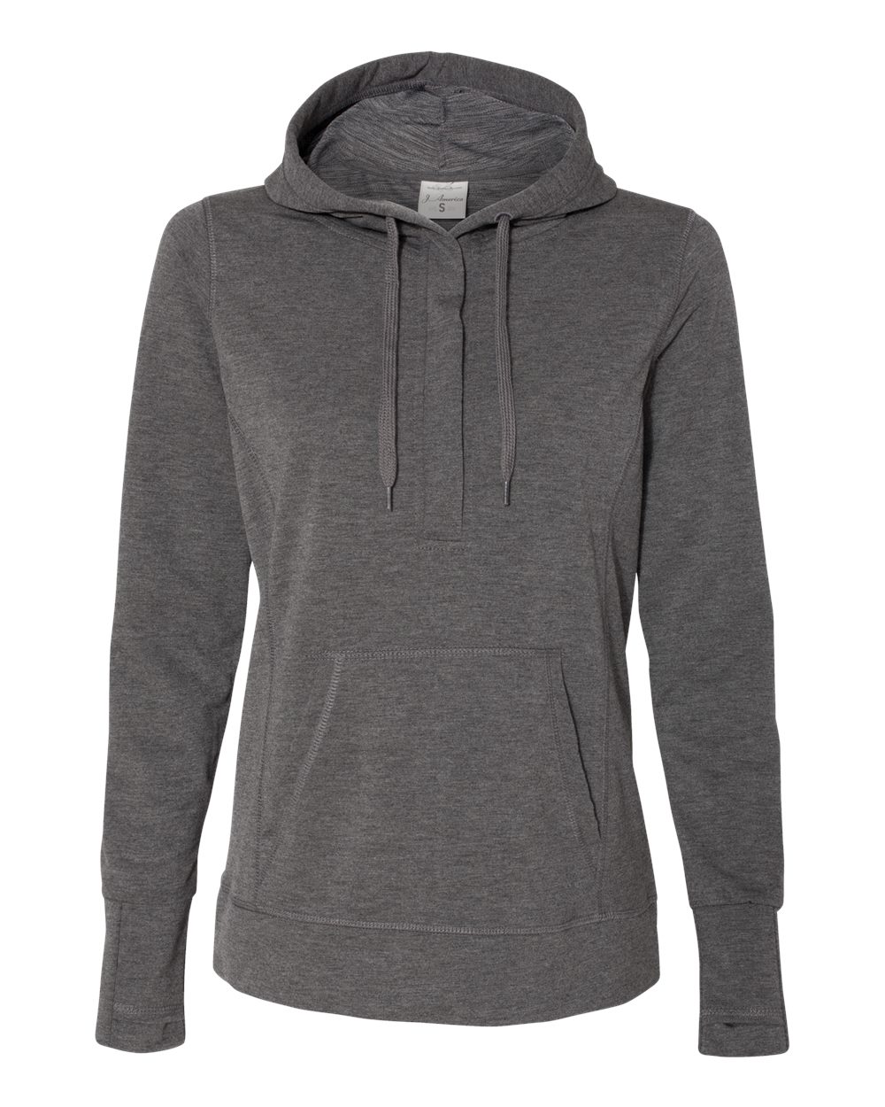Women’s Omega Stretch Snap-Placket Hooded Sweatshirt - 8431