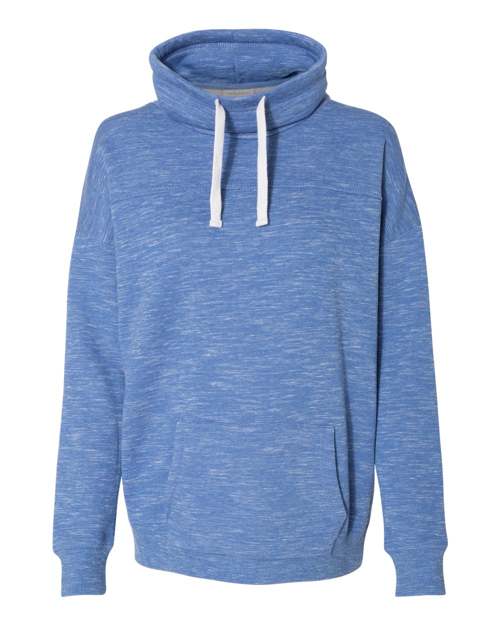 Women’s Mélange Fleece Cowl Neck Sweatshirt - 8673