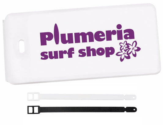 Tag w/ Clear Loop Strap (6") Executive Luggage Tag