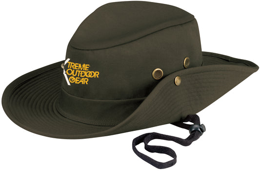 Front View of Khaki Outback Cap