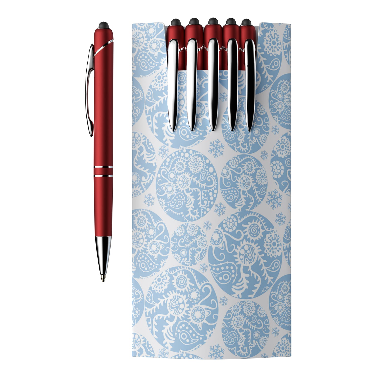 5-piece glacio pen set and custom sleeve