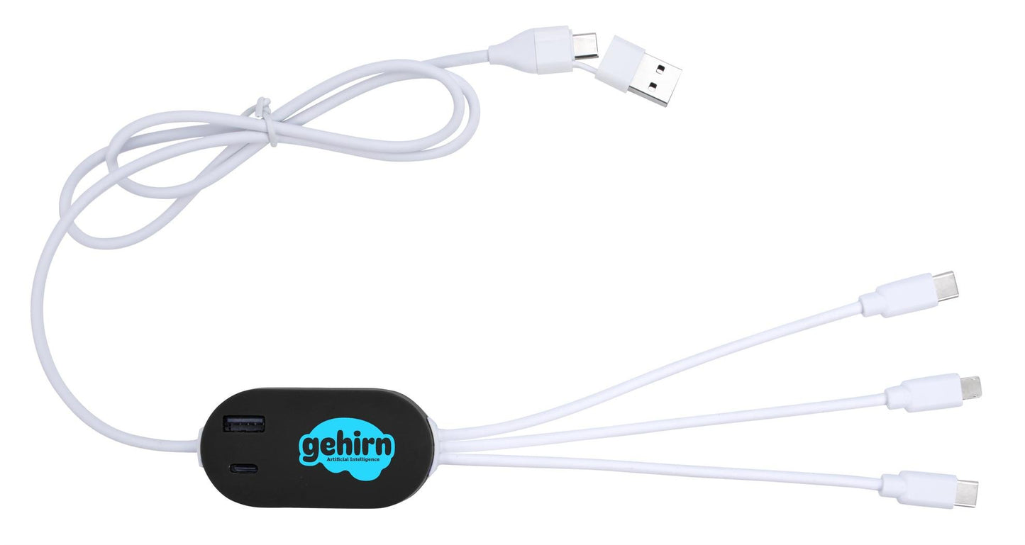 Good Value™ DualLink Charging Cable 2A with USB Hub
