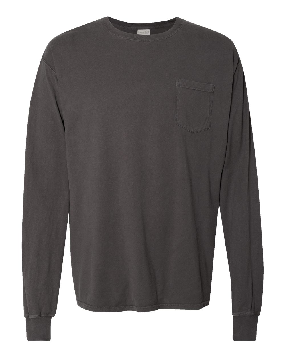 Unisex Garment-Dyed Long Sleeve T-Shirt With a Pocket - GDH250