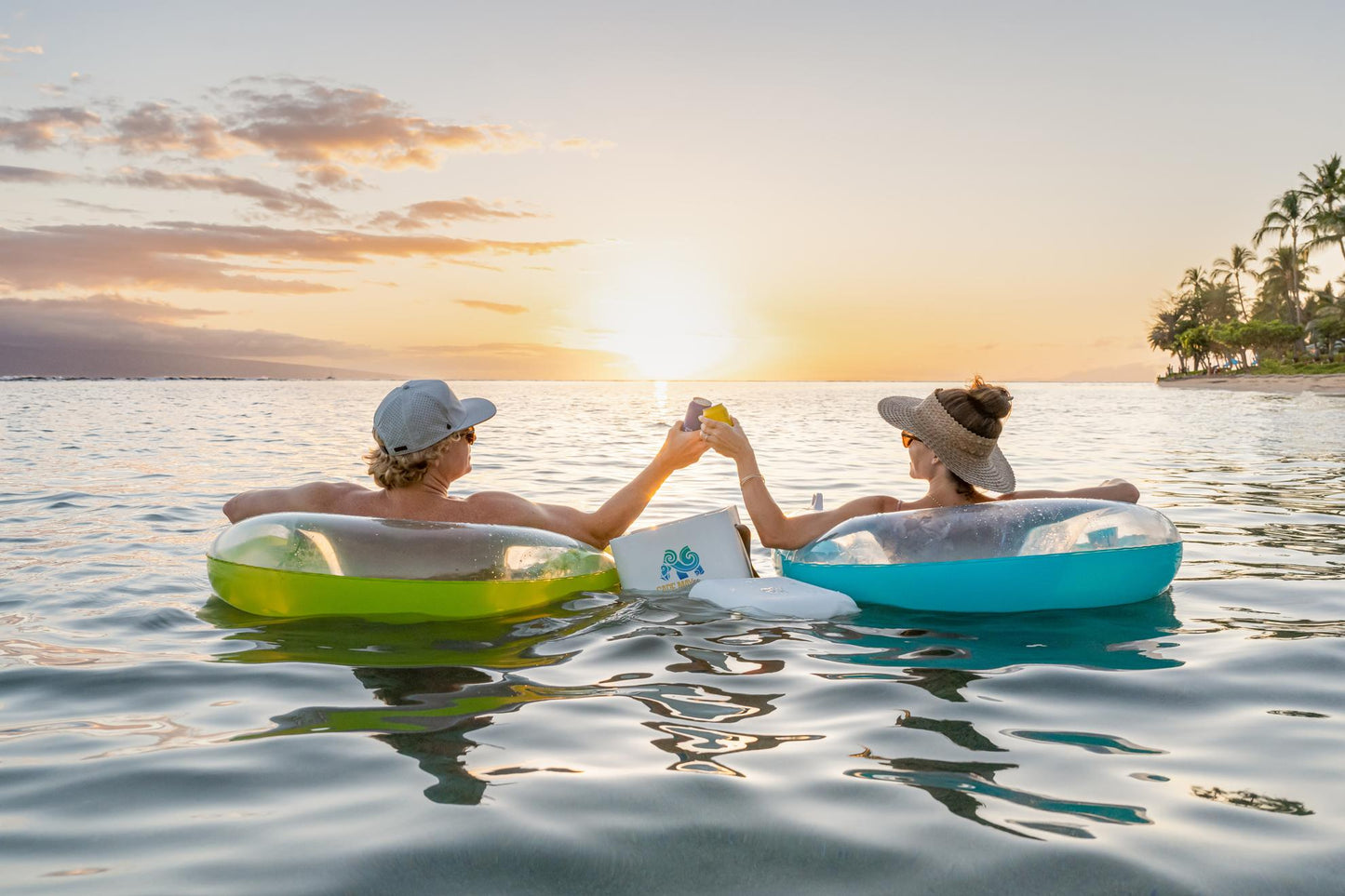 Cyan FOAM™ 30-Can EVA Cooler