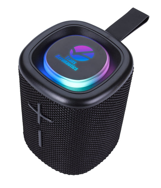 Black Koozie® Aqua Glow Water-Resistant Bluetooth® Speaker