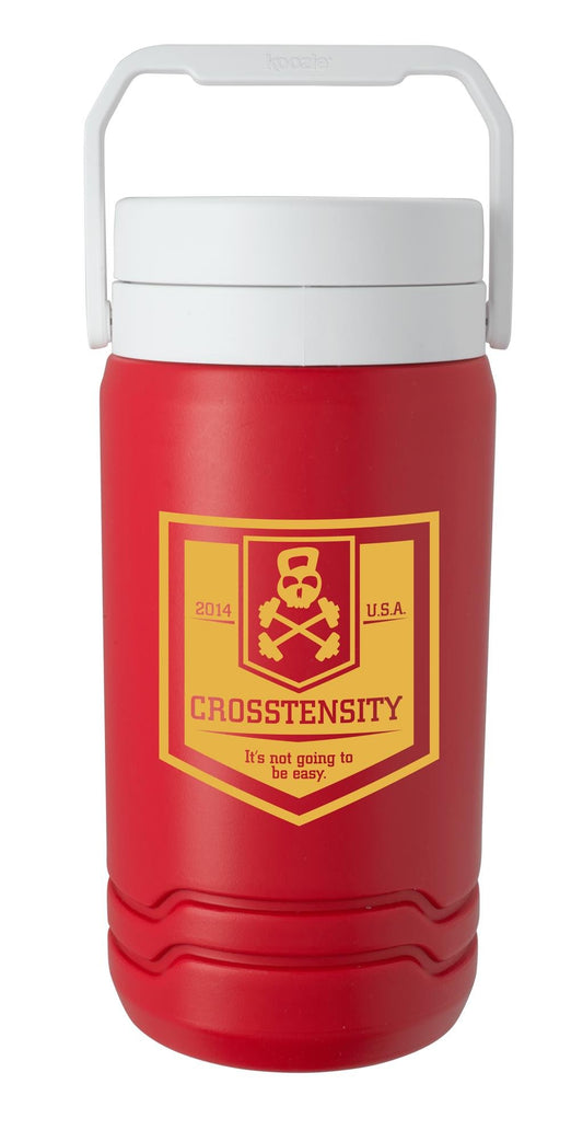 Front View of Black Koozie® Challenge Jug - Half Gallon